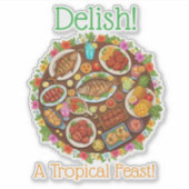 Sticker Festin Tropical (Devant)