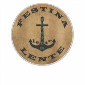 Sticker Festina lente (Devant)