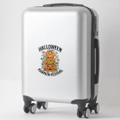 Sticker Festival de citrouilles d'Halloween Jack O Lantern (Sur valise)