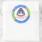 Sticker Festive Douleur Laide Personnalisé Faveur (Sac)