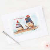 Sticker Festive Finches (Enveloppe)