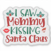 Sticker Festive Holiday Célébrer Noël Joy (Devant)