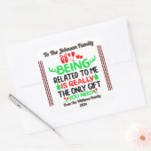 Sticker Festive Holiday pour Enveloppement de Cade (Enveloppe)