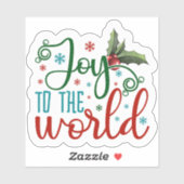 Sticker Festive Noël Joie et couleurs (Feuille)