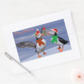 Sticker Festive Puffins (Enveloppe)