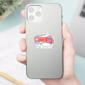 Sticker Fête d'anniversaire minimaliste moderne (Téléphone)