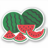 Sticker Fête de la pastèque (Devant)