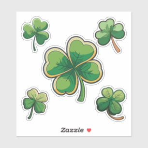 Sticker Fête de la St. Patrick et fête 4 juillet