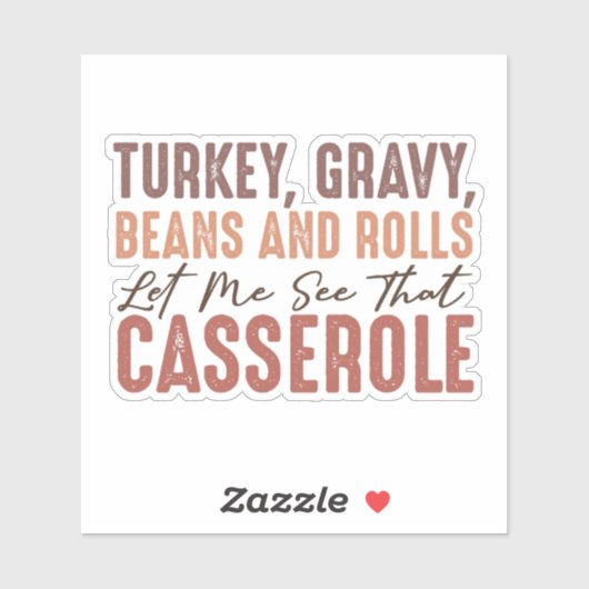 Sticker Fête de l'Action de grâce (Feuille)