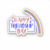 Sticker fête de l'amitié (Devant)