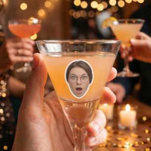 Sticker Fête d'enterrement de vie de garçon avec visage pe
