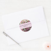 Sticker Fête des mariées Bouquet rose (Enveloppe)