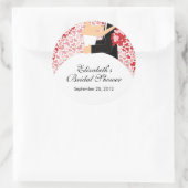 Sticker Fête des mariées de la mariée du coeur (Sac)