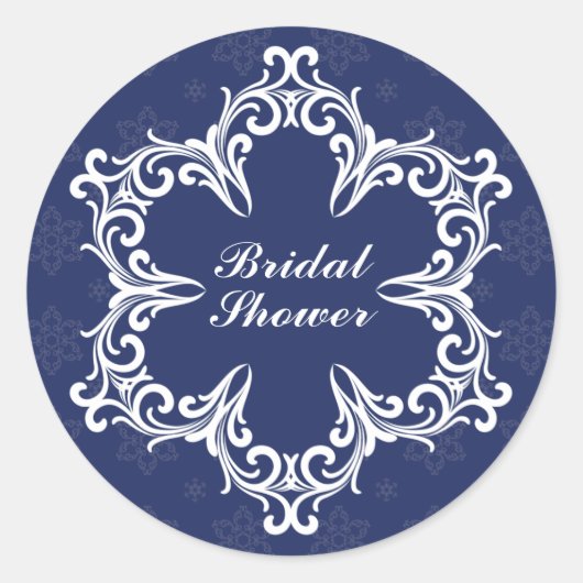 Sticker Fête des mariées de mariage d'hiver dans l (Devant)