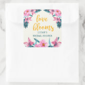 Sticker Fête des mariées en fleurs roses (Sac)