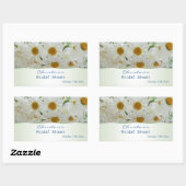 Sticker Fête des mariées Fleurs marguerites blanch (Feuille)