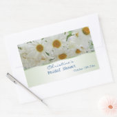 Sticker Fête des mariées Fleurs marguerites blanch (Enveloppe)