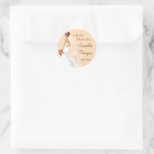 Sticker Fête des mariées Flirty Peach (Sac)