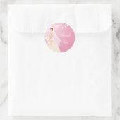 Sticker Fête des mariées Pink Pastel Bride (Sac)