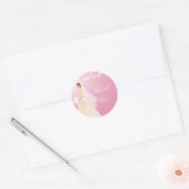 Sticker Fête des mariées Pink Pastel Bride (Enveloppe)