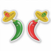 Sticker Fête des Mexicains Morts (Devant)