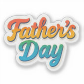 Sticker Fête des pères (Devant)