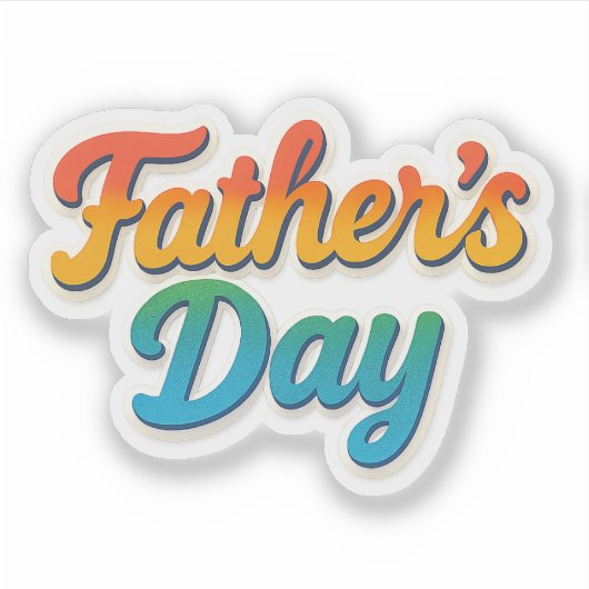 Sticker Fête des pères (Devant)