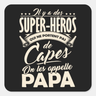Sticker Fête des Pères - Papa Super-Héro