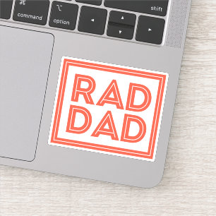 Sticker Fête des pères - Rad Papa