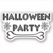 Sticker Fête d'Halloween (Devant)