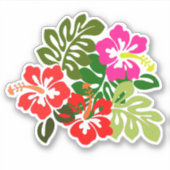 Sticker Fête d'Hawaii (Devant)