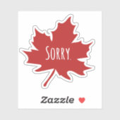 Sticker Fête du Canada (Feuille)