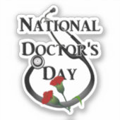 Sticker Fête nationale du médecin (Recto)