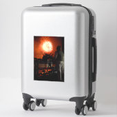 Sticker Feu d'artifice de l'indépendance de la marine amér (Sur valise)