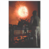 Sticker Feu d'artifice de l'indépendance de la marine amér (Devant)