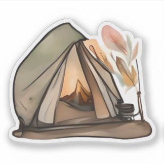 Sticker Feu de feu de camp