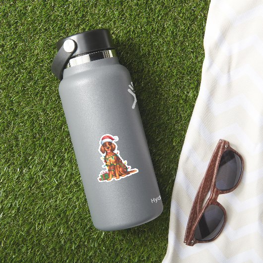 Sticker Feu de Noël Feu de Noël Feu de Noël (HydroFlask Insitu)