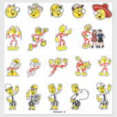 Sticker Feuille autocollante Reddy kilowatt (Feuille)