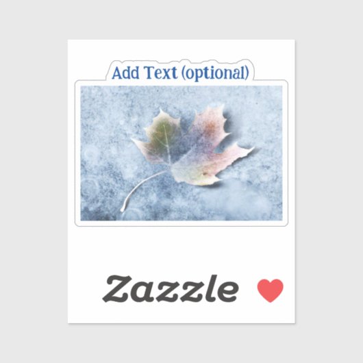 Sticker Feuille congelée (Feuille)