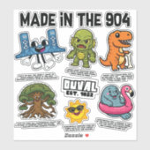 Sticker Feuille d'autocollant 904 icônes de vinyle (Feuille)