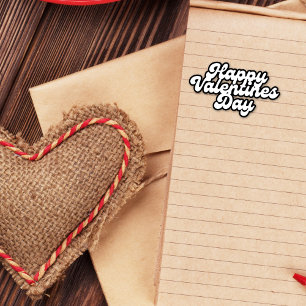 Sticker Feuille d'autocollant blanc de la Saint-Valentin