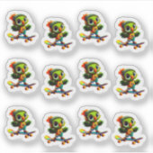 Sticker Feuille d'autocollant Happy Flappy 12 (Devant)