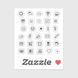 Sticker Feuille d'autocollant vinylique Journal/Planer