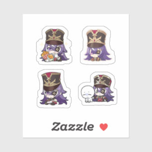 Sticker Feuille d'autocollants Chevreuse Genshin Impact 4 