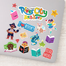 Feuille d'autocollants des lecteurs de River City