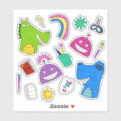 Sticker Feuille d'autocollants "House of Fun" (Feuille)