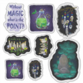 Sticker Feuille d'autocollants magiques (Devant)
