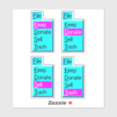 Sticker Feuille d'autocollants minimalisme 95 (Feuille)