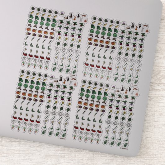 Sticker Feuille d'autocollants pour le jardin de Fig (Détail)