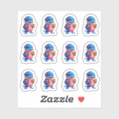 Sticker Feuille d'autocollants Shy Platypus 12 (Feuille)